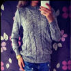 USA STOCK Women Long Sleeve Loose Sweater Knitted Cardigan Coat Jacket Outwear