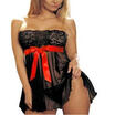 USA Women Lingerie Black Lace Dress G-string Underwear Babydoll Sleepwear Sets