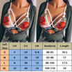 Plus Size Womens Floral Crew Neck Tops Blouse Ladies Casual Long Sleeve T-Shirt