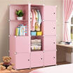 Kiss Fuju storage cabinet drawer plastic non-wood simple wardrobe closet childrens toy locker combination quilted storage box
