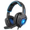 Sades wolf head wearing 71-channel voice headset black&blue gaming headset headset headset computer phone headset