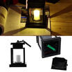 Solar Power Candle Light Outdoor Yard Garden Umbrella Tree Lantern Hanging Lamp