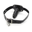 Restraint Leather Silicone Mouth Gag Harness Couple Game Bongdage Oral Plug XB