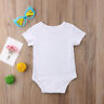 Cute Baby Boys Girls Romper Short Sleeve Summer Bodysuit Jumpsuit Clothes Outfit