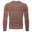 AOWOFS new solid color round neck knit bottoming shirt foreign trade pullover sweater sweater YM001