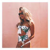 Women Push-up Padded Bra Bandage Bikini Set Swimsuit One Piece Swimwear Bathing