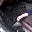 BOLISH full of double-layer wire ring car mat wire ring leather double detachable car mat factory straight hair beige beige wire ring