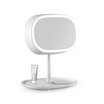 MUID flip second generation smart makeup mirror smart home HD LED makeup mirror light beauty makeup mirror birthday Valentines Day gift to send girlfriend creative gift star black