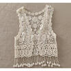Toddler Kids Baby Girls Crochet Lace Hollow Cardigan Tops Vest Tassel Waistcoat
