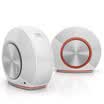 JBL Pebbles stereo computer speakervoice box white