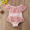 UK Newborn Baby Girl Tutu Romper Skirt Jumpsuit Bodysuit Clothes Outfit Summer
