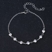 Jewelry Gift Fashion Crystal Anklets for Women Gold Silver Color Boho Anklet Strap Bracelet on The Leg Foot Bracelets Bohemian