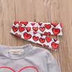 3Pcs Baby Girls Kids Toddler Boys T-Shirt TopsXO Pants Outfit Clothing Sets CL