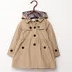 2017 New Kids Girls Winter Clothes Fleece Outerwear Long Trench Wind Coat Jacket