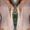 Womens Bandage Brazilian Swimsuit One Piece Monokini Beach Swimwear Bikini Set
