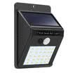 30 LED con luz solar de pared Luz Sensor de movimiento Luces de jardín exterior Lámpara de seguridad Diseño de interiores