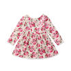 Newborn Toddler Baby Girls Princess Flower Long Sleeve Dress Casual Clothes AU