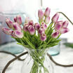Multicolor Tulip Silk Flowers Bridal Hydrangea Party Decor Wedding Room 1PCS