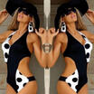 New Women One-Piece Swimsuit Beachwear Swimwear Push-up Monokini Bikini Bathing