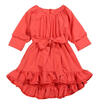 Children Baby Girls Dress Ruffles Sleeve Party Dress Casual Sundress Clothes