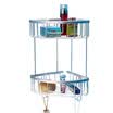 Cobbe space aluminum net basket double triangular basket angle rack bathroom bathroom shelves wall