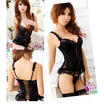 Womens Lingerie Lace Dress Underwear Babydoll SleepwearG-string Nightwear Sets