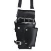 Barber Holster PU Leather Pouch Holder Rivet Hair Scissor Bags Clips Waist Shoulder Belt