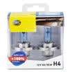 HELLA bombilla bombilla para faro luz baja luz halógena mejora bombilla H4 iluminación 100 3700K
