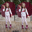 Family Matching Christmas Pajamas Set Xmas Sleepwear Outfits Homewear Adult Kids