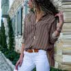 UK Womens Long Sleeve Casual Loose Blouse Top Ladies OL Work T Shirts Tee Tops