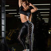 Women Yoga Pants Ladies Fitness Leggings Running Gym Exercise Sports Trousers AU