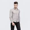 Para Hombres Camisas Mangas Larga Camisa de Calce Ajustado Informal Formal Shirt