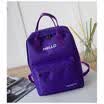 Women Travel Canvas Letter Backpack Rucksack Camping Hiking School Book Bag