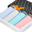 Playboy PLAYBOY Male underwear ice silk flat angle crotch 4 5324 multi-color L