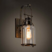 Baycheer HL422437 Country Style 18 H Single Light LED Wall Light in Rust