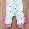 Newborn Infant Baby Girl Unicorn Romper Bodysuit Jumpsuit Outfits Cotton Clothes