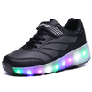 Heelys LED light sneakers with Double TWO wheel boy Girl roller skate casual shoe with roller girl zapatillas zapatos con ruedas