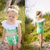 Cute Niño Niña 2 Pzas Bikini Tankini Set Traje De Baño Ropa