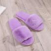 Plush open-toed soft soles indoor slippers