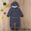 US Newborn Kids Baby Boy Girl Hoodie Romper Jumpsuit Bodysuit Clothes Outfits