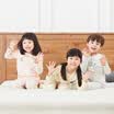 Xiaomi ecological chain enterprise brand childish childrens combed cotton underwear set soft&comfortable warm breathable super soft smooth girl light pink orange 160