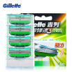 Genuine Gillette Mach 3 Sensitive Power Shaving Razor Blades For Men Shavers 4 Heads