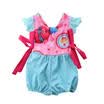 Cute Newborn Baby Girl Romper Cartoon Bodysuit Playsuit Summer Clothes Outfits