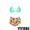 Women Summer Swimwear Bikini Set Push-up Padded Bra Bathing Suit Swimsuit UK