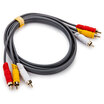 JH 3RCA to 3RCA35mm to 2RCA AV Cable