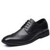 JUQI Business Men Oxford Genuine Leather Shoes