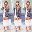 Womens Winter Warm Leopard Print Coat Ladies Casual Jacket Cardigan Outerwear