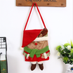 Santa Claus Christmas Candy Bag Elf Elk Pants Treat Pocket Home Party Decor Gift