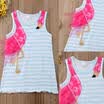 NEW Kids Baby Girls Bird Cartoon Party Pageant Princess Dress Sundress Clothes
