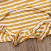 Newborn Baby Girls Long Sleeve Striped Party Romper Jumpsuit Dresses Tutu Skirts